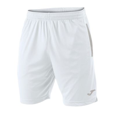 Joma - Athletic Short for Men Miami - M - Dry Fit with Drawstring and Pocket - White