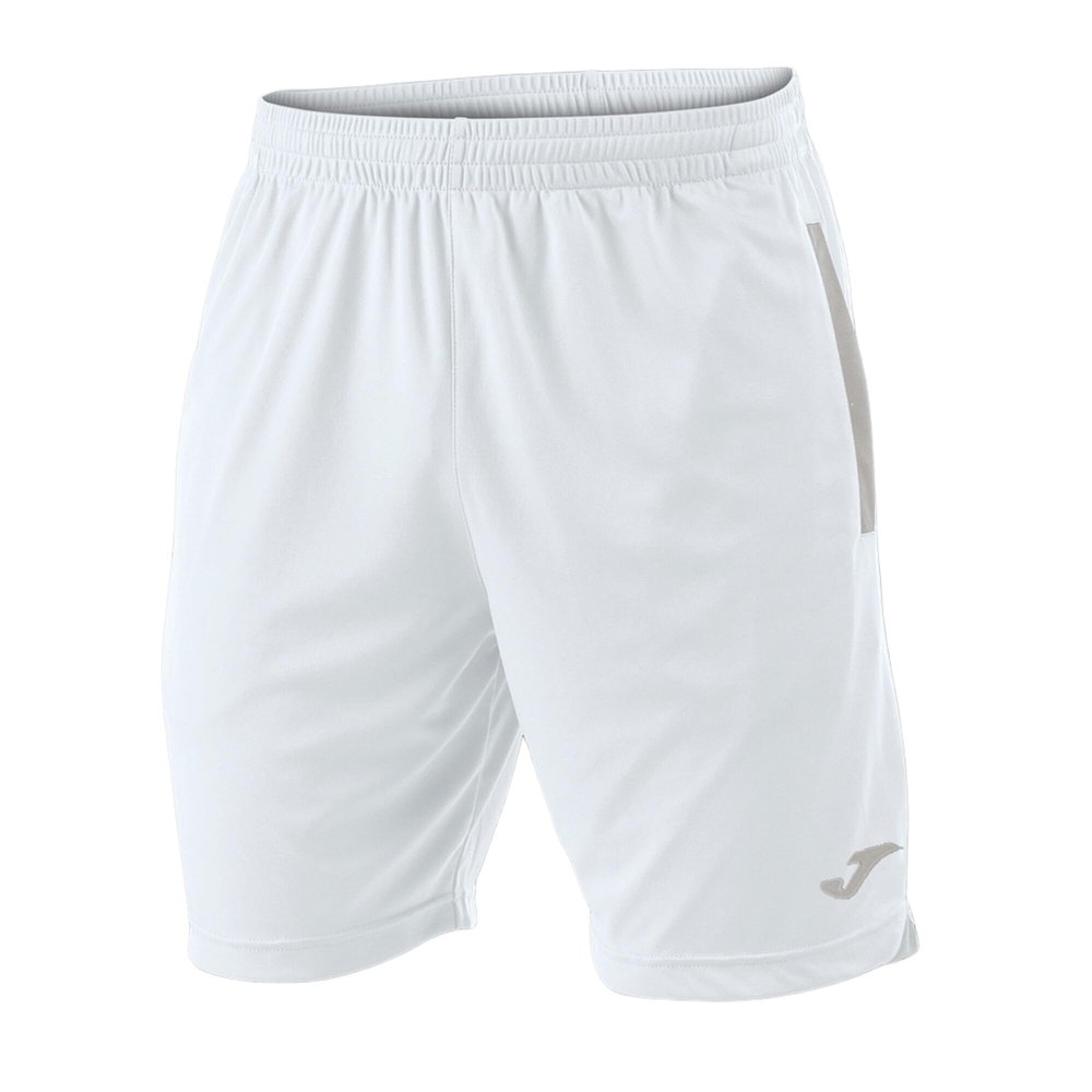 Joma - Athletic Short for Men Miami - M - Dry Fit with Drawstring and Pocket - White