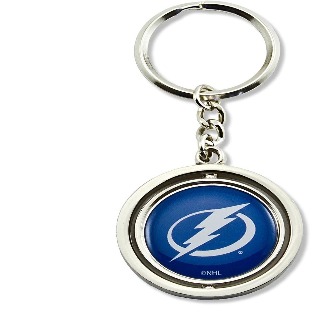 Aminco NHL Tampa Bay Lightning Spinning Logo Keychain