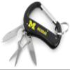 aminco NCAA Michigan Wolverines Carabiner Multi-Tool Keychain, Black, 6 (CCP-KT-1000-13)