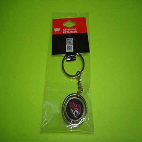 Aminco NCAA CSU Chico Rubber Basketball Spinning Keychain