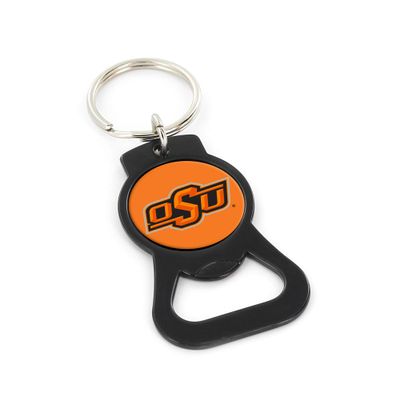 Aminco NCAA Oklahoma State Cowboys Bottle Opener Keychain, Black
