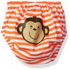 Kiko & Max Boys' Absorbant Reusable Swim Diaper, Monkey (Orange), Small view 1