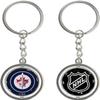Aminco NHL Winnipeg Jets Spinning Logo Keychain view 1