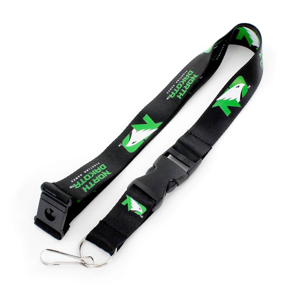 Aminco NCAA North Dakota Fighting Hawks Team Lanyard