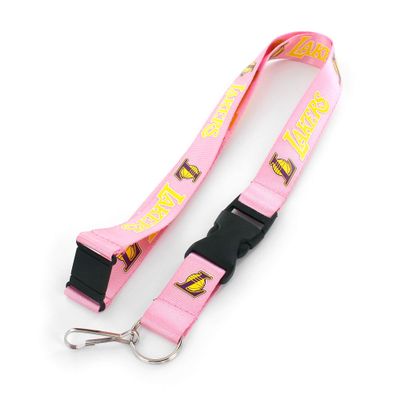 Aminco NBA Los Angeles Lakers Team Lanyard, Pink