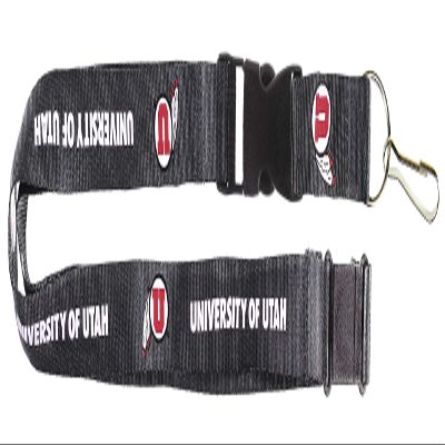 Aminco NCAA Utah Utes Charcoal Team Lanyard