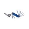 BBB Cycling Prime Fold Large Folding Multi-Tool for Bikes-Large,Blue/Silver view 1