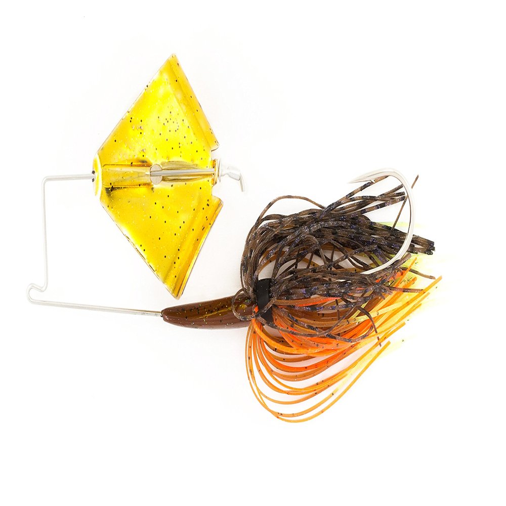 Nichols Lures Rb04-38 Reflex Metal Flake Buzzbait, Bluegill, 3/8 oz