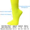 COUVER Knee High Polyester Baseball, Softball, Soccer Multi-Sports Socks, Sky Blue, Large, 1 Pair view 2