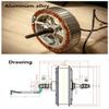 NB POWER Programmable, QS 3000W Electric Bike Conversion Kit, 72V 80A Savoton Sine Wave Programmable Controller, Brushless gearless Motor, Electric Bike Kit. (18inch Rear) view 4