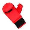Twister Karate Gloves with Thumb & Hook & Loop Closing (RED, L) view 3