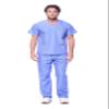 Dagacci Scrubs for Men Set - V-Neck Scrub Top and Cargo Pants - 8 Pockets Men Scrubs Set (XX-Large, Ceil Blue) view 1