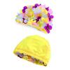 WINOMO Swim Cap Floral Petal Stylish Swimming Hat Bathing Caps for Women (Colorful) view 4