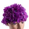 WINOMO Swim Cap Floral Petal Stylish Swimming Hat Bathing Caps for Women (Purple) view 2
