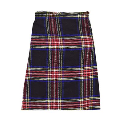 SHYNE Black Stewart Children's Boy's Kid's Tartan Kilts Scottish -100% Acrylic Kilt (Waist 20" / Length 9")
