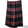 SHYNE Black Stewart Children's Boy's Kid's Tartan Kilts Scottish -100% Acrylic Kilt (Waist 20" / Length 9") view 2