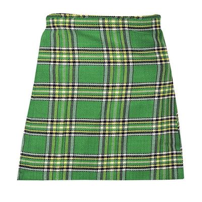 Green Plaid Children's Boy's Kid's Tartan Kilts Scottish -100% Acrylic Kilt (Waist 30" / Length 22")