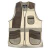 Wild Hare Shooting Gear Range Vest - Sage with Distressed Leather (X-Large, right) view 1