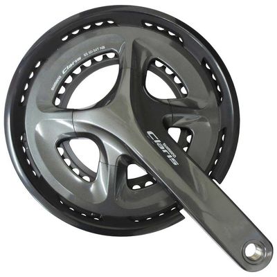 Shimano Unisex - Adult Claris Crankset, Black, Grey, One Size