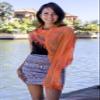 Cindy and Wendy Lightweight Soft Leaf Lace Fringes Scarf shawl for Women (TYH-ORANGE) view 3