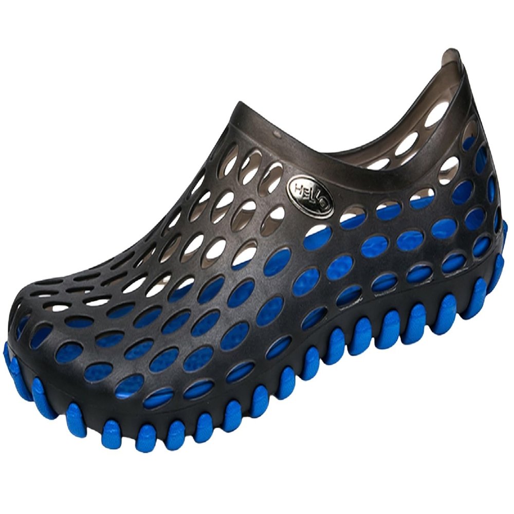 clapzovr Mens Sandals Shower Water Shoes Beach Swim Pool River Shoes Comfort Garden Clogs Blue 12 D(M) US