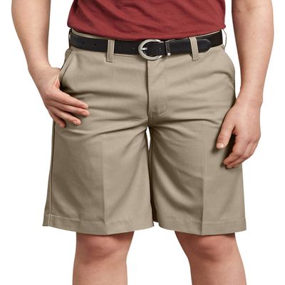 Dickies Big Boy's Flexwaist Flat Front Shorts Desert Sand, 16 Husky