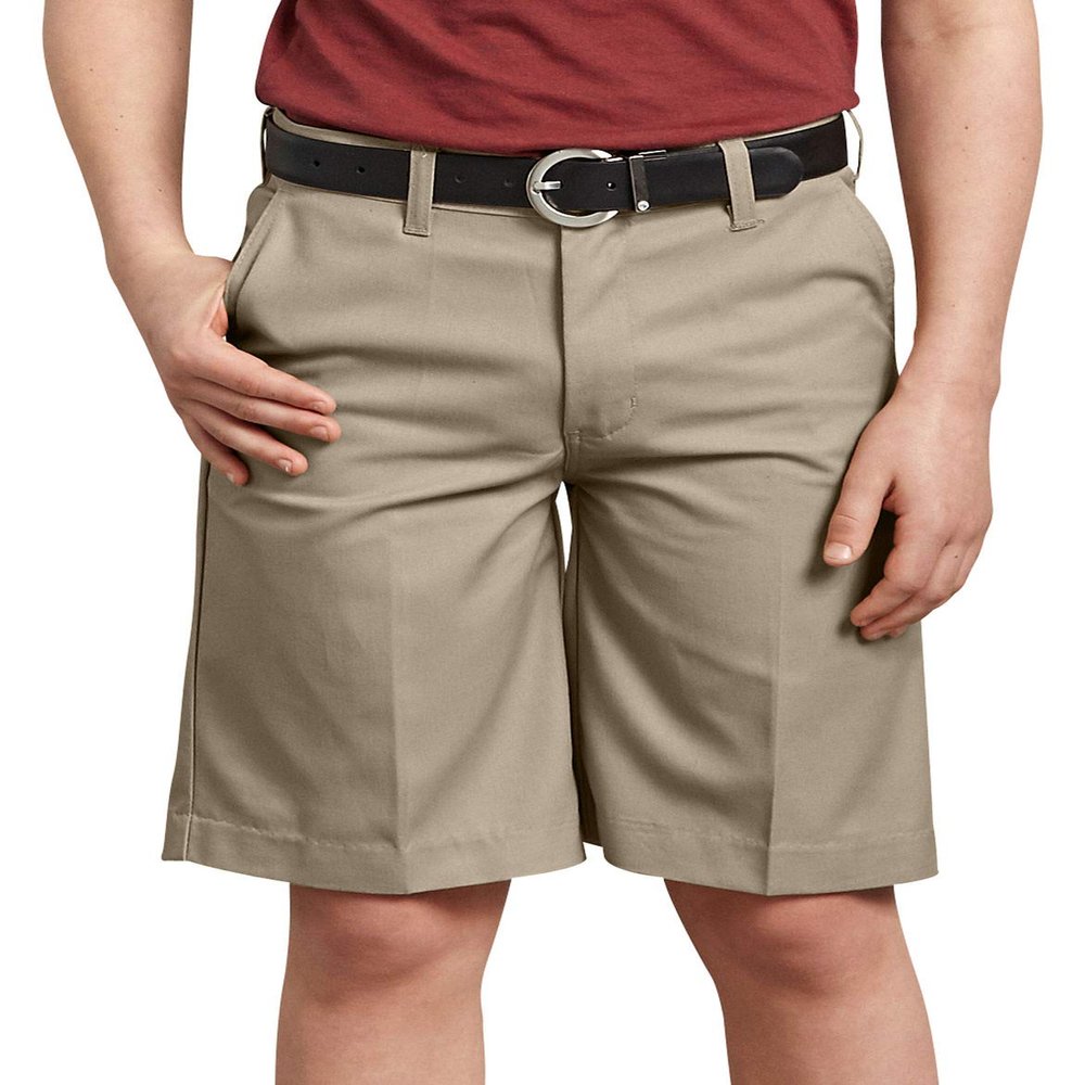 Dickies Big Boy's Flexwaist Flat Front Shorts Desert Sand, 16 Husky