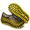 clapzovr Mens Sandals Shower Water Shoes Beach Swim Pool River Shoes Comfort Garden Clogs Yellow 10 D(M) US view 4