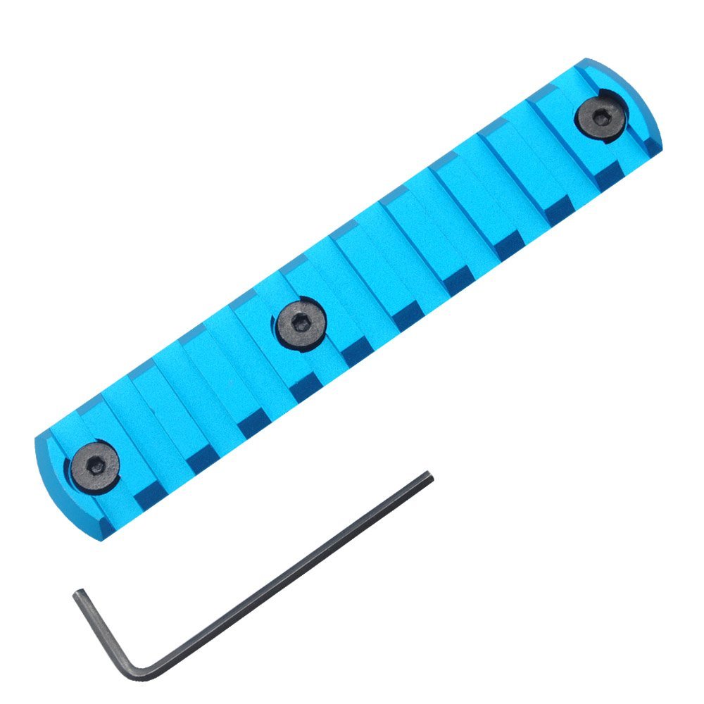 Keymod Rail Section Blue Color for Picatinny