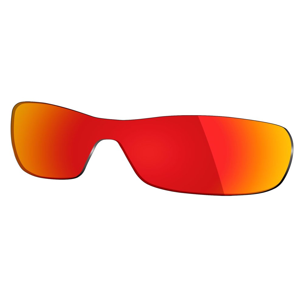 Mryok UV400 Replacement Lenses for Oakley Antix OO9077 Sunglasses, HD Polarized, UV Protection, Impact Resistant & Perfectly Fit - Fire Red