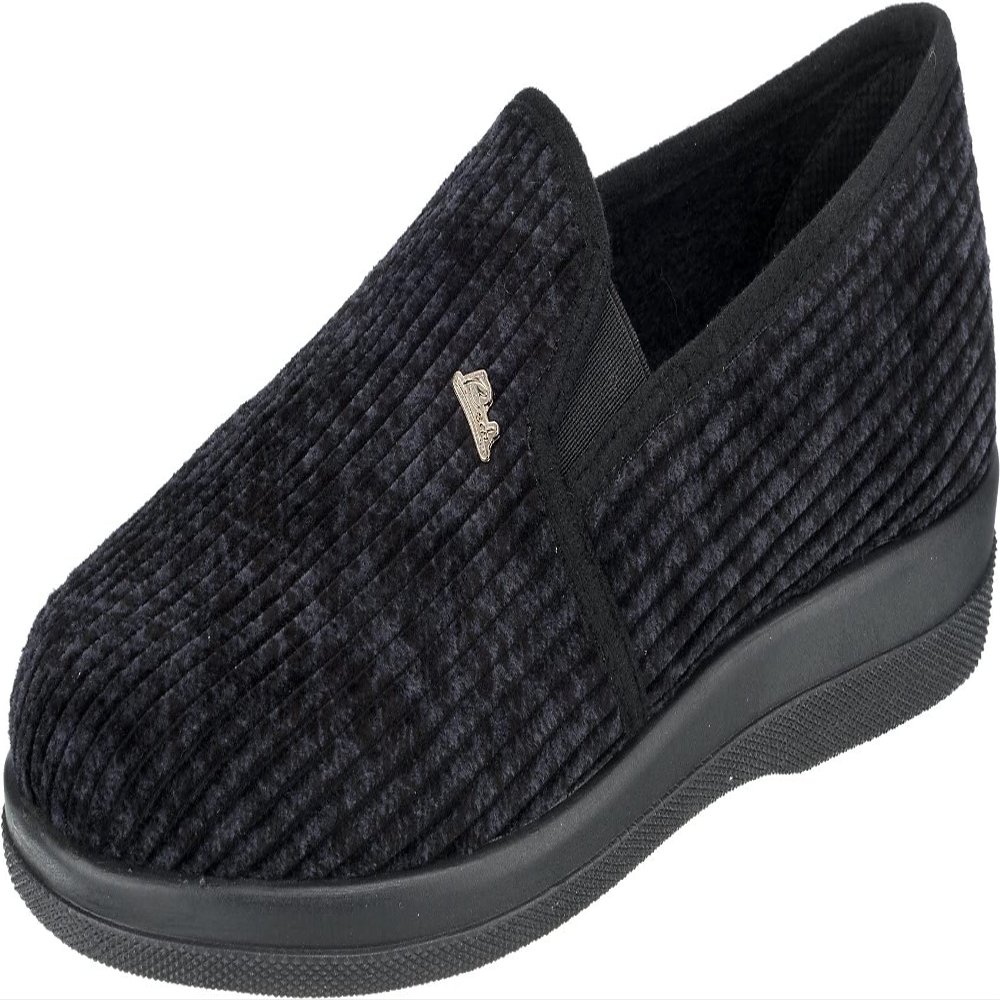 Beck Men's Heinz Open Back Slippers, Black Black 02, 11 10.5 UK