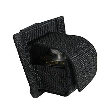 Barsony Revolver Belt Clip Single Speed Loader Pouch for 7 Round .38 .357
