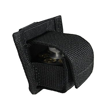 Barsony Revolver Belt Clip Single Speed Loader Pouch for 7 Round .38 .357