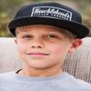 Born to Love Baby-Toddler Boy Outfit- Baseball, Sun Hat, Newborn Youth Flat Brim Mesh Trucker Surf SkateBro Fitted Beach Cap Gorros para Bebes (L 6 Years- Up, BlackKH) view 3