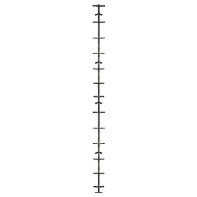 Hawk Traction 20-Feet Stacking Stick with Dual-Sided Non-Slip Steps, Oval Tubing Grip, and Ratchet Strap for Rock-Solid Stability (Mud)
