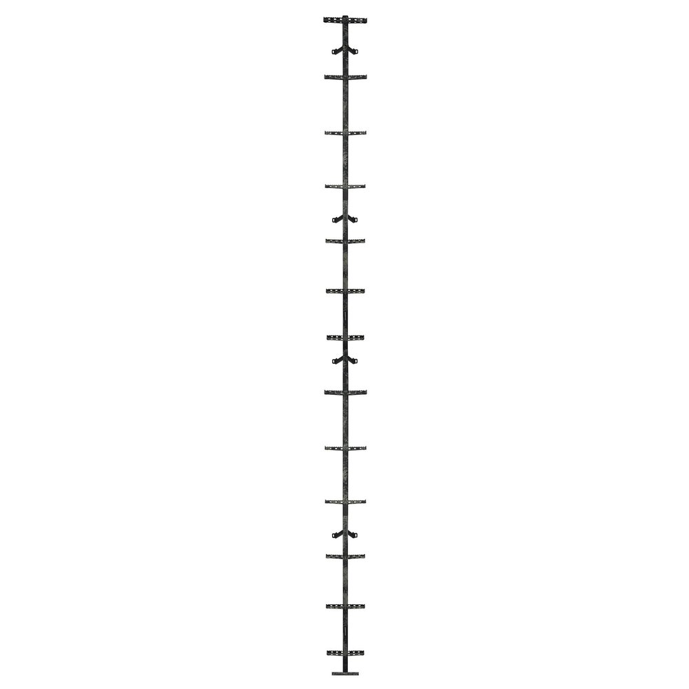 Hawk Traction 20-Feet Stacking Stick with Dual-Sided Non-Slip Steps, Oval Tubing Grip, and Ratchet Strap for Rock-Solid Stability (Mud)