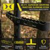 Hawk Traction 20-Feet Stacking Stick with Dual-Sided Non-Slip Steps, Oval Tubing Grip, and Ratchet Strap for Rock-Solid Stability (Mud) view 2