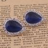 Grace Jun Fashion Bridal Rhinestone Water Drop Shape Clip on Earrings Non Piercing for Women Ear Clip view 4