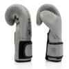 Fairtex BGV14 Muay Thai Boxing Microfibre Gloves for Men, Women, Kids | MMA Gloves, Kickboxing, Gym, Workout | Premium Quality, Light Weight & Shock Absorbent Boxing Gloves- (Gray/16oz) view 4
