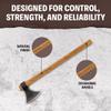 Condor Tool & Knife Replacement Hickory Handle Valhalla Throwing Axe - Solid Wooden Axe Handle with a Firm Grip Made from Burnt American Hickory - Head Not Included - 7.8oz view 4
