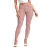 Hybrid & Company Womens Hyper Ultra Stretch Comfy Skinny Leg Work Casual Pants P44876SKX Dusty Rose 1X view 1