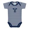 Yale University Bulldogs Striped Newborn Baby Bodysuit, Navy, 6-9 Months view 1