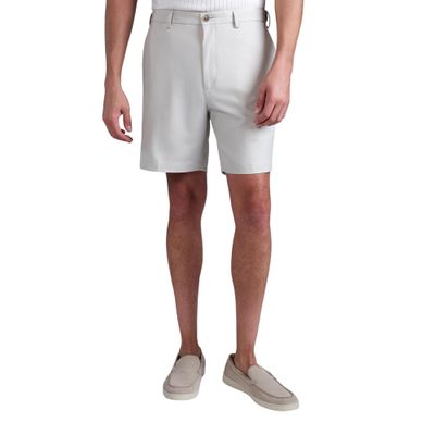 Haggar Mens Cool 18 Pro Straight Fit 4-Way Stretch Expandable Waist with Big & Tall Sizes Flat Front Shorts, String Casual, 32 US