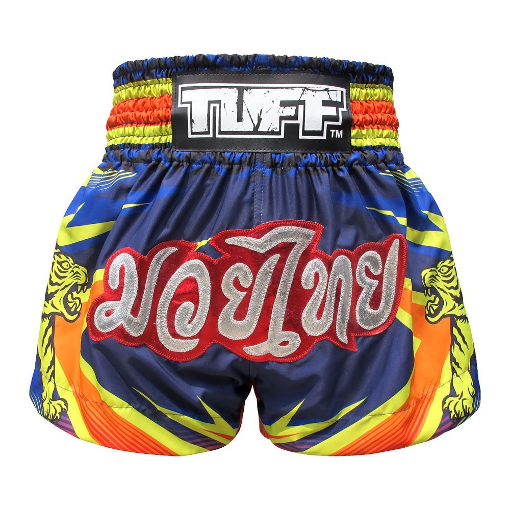 Tuff Muay Thai Shorts TUF-MS616-BLU-M