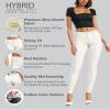 Hybrid & Company Womens Hyper Ultra Stretch Comfy Skinny Leg Work Casual Pants P44876SK Off White S view 2