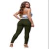 Hybrid & Company Womens Hyper Ultra Stretch Comfy Skinny Leg Work Casual Pants P44876SKX Olive 2X view 2