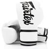 Fairtex BGV14 Muay Thai Boxing Microfibre Gloves for Men, Women, Kids | MMA Gloves, Kickboxing, Gym, Workout | Premium Quality, Light Weight & Shock Absorbent Boxing Gloves- (White/8oz) view 1