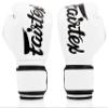 Fairtex BGV14 Muay Thai Boxing Microfibre Gloves for Men, Women, Kids | MMA Gloves, Kickboxing, Gym, Workout | Premium Quality, Light Weight & Shock Absorbent Boxing Gloves- (White/8oz) view 3