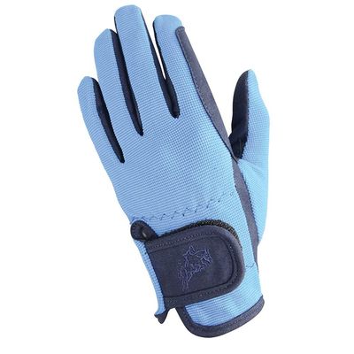 Hy5 Children/Kids Every Day Two Tone Riding Gloves (S) (Navy/Sky Blue)